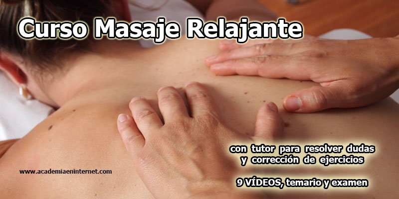 Curso de masajes relajantes – 9 Vídeos